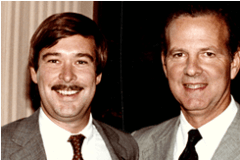 With White House Chief of Staff James A Baker, 1982
